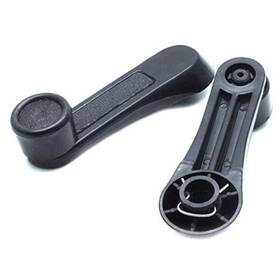 Cs202396 Autut A Pair Universal Auto Car Black Plastic Window Winders Cranks Handle Lever
