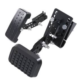 M6rx0w Bfo Aluminum Pedal Extender Gas Brake For Universal Cars Go Kart Black