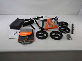 N17w6x Blessreach Steerable Knee Scooter Crutch Alternative Orange/black