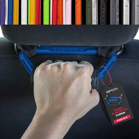 Branded 715727699276 Gp Backgrip Pro Headrest Handle For Cars Jeeps Aluminum Hydro Blue