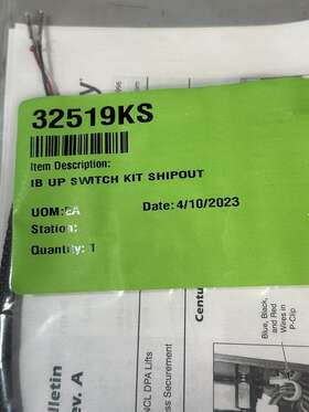 32519ks Braun New Wheelchair Lift Replacement Parts Ib Up Switch Pn