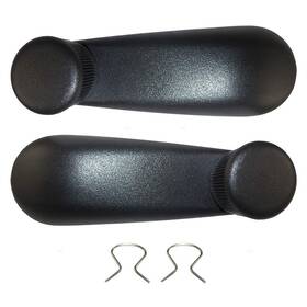 1444-0016-2 Brock Replacement Driver And Passenger Side Black Manual Window Crank