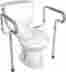 Btsr-1 Secure Toilet Safety Support Rail With Padded Arms Free 2 Day Shipping 734122003549