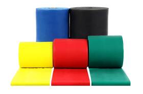 10-5628 Cando 714905002440 1361900 Latex Free Exercise Band 50 Yd Roll 5-piece Set Yellow Th
