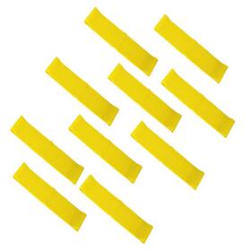 Cando 714905032638 Resistance Exercise Band Loop Yellow X-light 10 Inch - Set Of For Workou