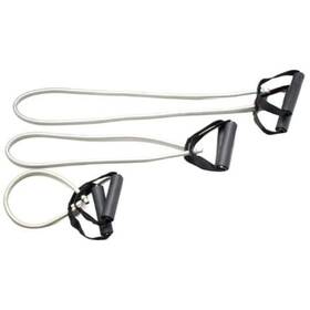 Cando 714905032904 Exercise Tubing With Handles Full Body Set Silver 18/36/48 Inch