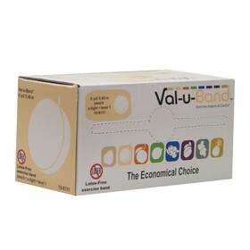10-6111 Cando 714905040831 Val-u-band Latex Free Exercise Level 1/7 6 Yd Peach