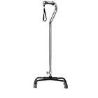 1632c Cane Medical Red Quad Gel Complete Crackle Grip Sml Base