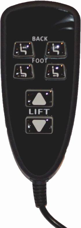 H02ct1707241285 Catnapper Power Lift 6 Button Hand Control For Back Foot And R2b 04 /