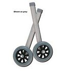 1081a Complete Rear Walker Wheels Glide Medical 5 Pair Fixed Caps