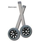 1081d Complete Blue Pair 5 Glide Walker Rear Cap Wheels Medical