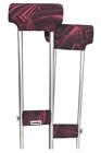 Cru0182 Crutcheze Crutch Padded Covers Pink Vortex Accessories Underarms Hand Grips