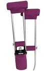 Cru112 Crutcheze Pink Heather Crutch Combo Set Accessories Armpit Hand Pads