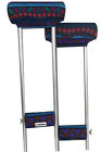 Cru180 Crutcheze Blue Native Crutch Pad Set Accessories Armpit Hand Pads