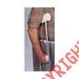 D5009 Essential Arm Crutch Covers Medical Sheepette Grip