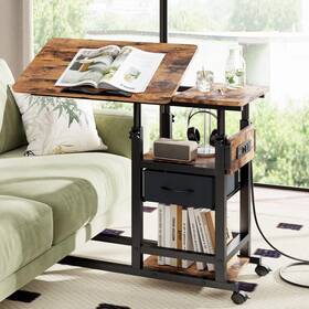 Dapotugi 797843857020 Height Adjustable 31.5 Inches X 15.75 36.22 Brown