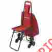 Dr-607-red Dr-607-rd Drive Medical Deluxe Rolling Shopping Cart With Seat 822383537375
