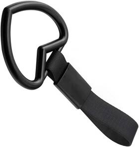 Asd572b Dskoiph 1 Pc Heart Jdm Tsurikawa Hang Ring Subway Train Bus Handle Hand Black