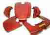 Dwr1060e020a Dwr1060e112a Dwr1060e110a Jazzy Select Pride Mobility Power Wheelchair Red Plastic Body Cover Shroud Kit