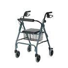 G07886b Economy Blue Envoy Rolling Medline Walker 460