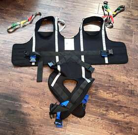 Fc210202-l Ehucon Patient Lift Walking Sling Pelvic Padded 500lbs Safety Loading Medium