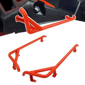Ew-c91v01 Elitewill Orange Rzr Nerf Bars Rock Sliders Fit For 2014-2022 Polaris 900 Trail 90
