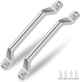 Esudnt 768488492785 Rv Grab Door Handle Heavy Duty 304 Stainless Steel Metal For 2 Pack Silver