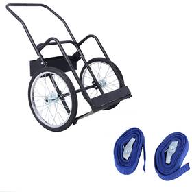 Etsg 699941367442 Large Dual Oxygen Tank Cart Dolly Double Cylinder With 20 Inch Pneumatic Wheels