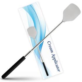 Creamapplicator1 Fieldsora Cream Applicator For Back Lotion Applicatrortelescopic Stick Creams Gray