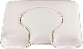 Zd01 Fokiibo Foker Universal Pu Commode Seat Cushion Sponge Padded Toilet White