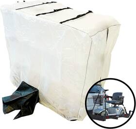Formosa Covers 810015506042 Auction Mobility Scooter Transport Cover - 52 Inch L X 26 D 40 H Clear Pvc