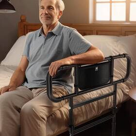 Cl691 Fortemotus Bed Rails For 4&apos &apos -8&apos Mattress Black