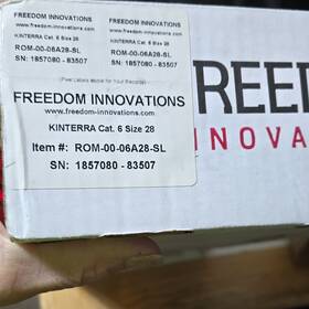 Rom-00-06a28-sl Freedom Innovations Kinterra Cat. 6 Size 28 Prosthetic Foot Silicone Metal