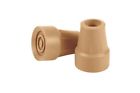 G00500 Guardian New Medline Replacement Crutch Tips Tan Pair