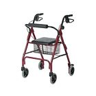 G07886rd Walker Guardian Medline Envoy Economy Rolling Red 460