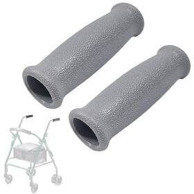 6885123 Gbh-med Crutch Hand Grips For Rollator Walker Replacement - Elderly And Disabled Black