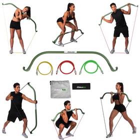 Gorilla Bow 860001767483 Lite Portable Home Gym Strength Training Equipment 100 Plus Workouts