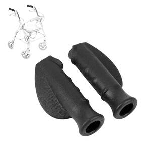 1042974 Gosknor 2pcs Rollator Hand Grips Universal Handle Covers Anti-slip Black