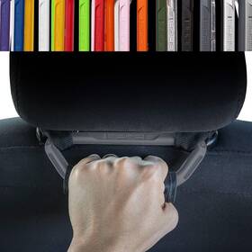 Bgx-p2-pg Gpca Gp Backgrip Pro Headrest Car Passenger Hand Grip For Aluminum Picket Grey