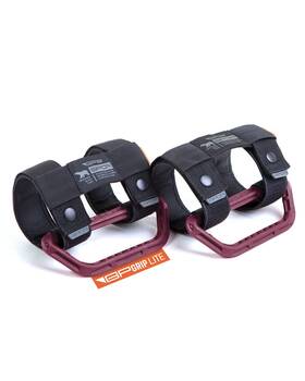 Gpg-f2 Gpca Universal Grab Handle For Roll Bar 1 5.5 Inches 2 Pack Burgundy Red