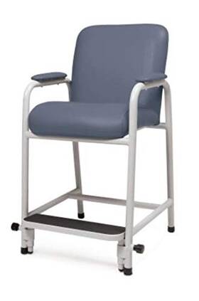 Graham Field 717076136525 Lumex Everyday Hip Chair With Adjustable Footrest Blue Ridge