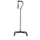 1632b Grip Gel Crackle Blue Medical Sml Quad Cane Complete Base