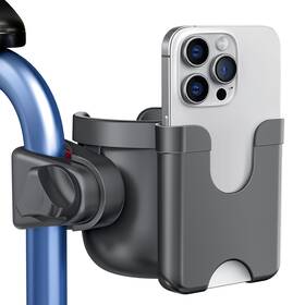 Bb25018 Guiseapue Cup Holder For Walker Wheelchair With Phone Black