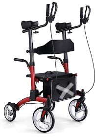 Hct9291d Healconnex Rollator Walker Red Open Box New