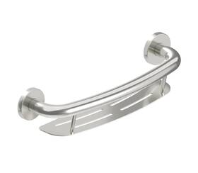 Healthcraft 689281035095 Plus 2-in-1 Shampoo Shelf And Grab Bar 19.5 Inch Ada Compliant