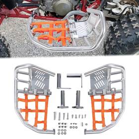 Vc-lymm-047-1 Hecasa Nerf Bars Foot Pegs Heel Guards Compatible With All Years Honda Trx 450r 450e