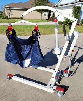 Hy106-a Hi-fortune Patient Lift Unfoldable Hydraulic Medical Body With Sling