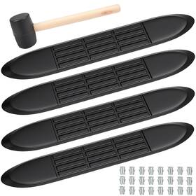 Nbs4p001 Iexcauw Replacement Step Pad For 3 Inch Round Nerf Bars Set Of 4 Pack 21 Long X Wide