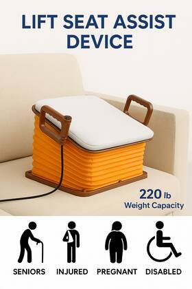 Iht-sl-1 Innovative Home Technologies Seatlift Portable Lift Cushion Electric Stand Assist With Battery 220lbs