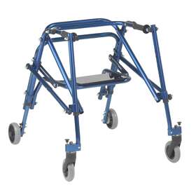 Inspired By Drive Ka3200s-2gkb Medical Nimbo 2g Mobility Aid Posterior Walker With Seat Medium Knight Blue
